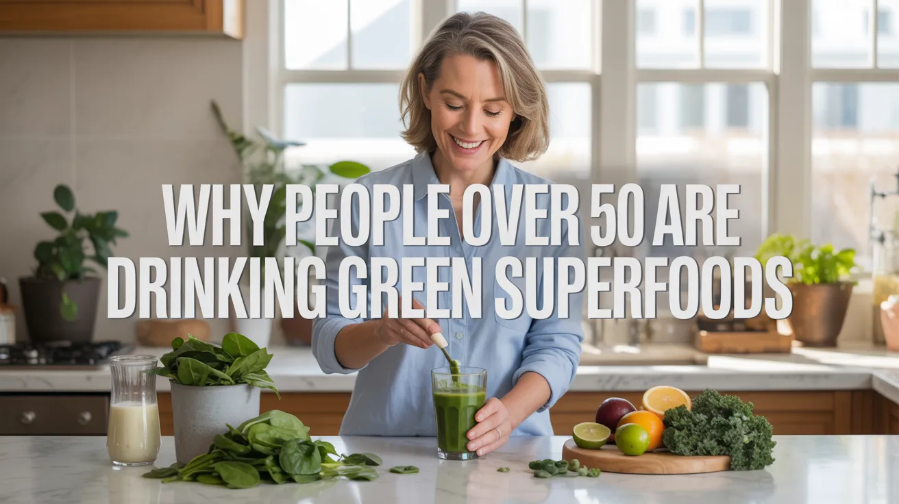 Why People Over 50 Are Turning to Green Superfoods
