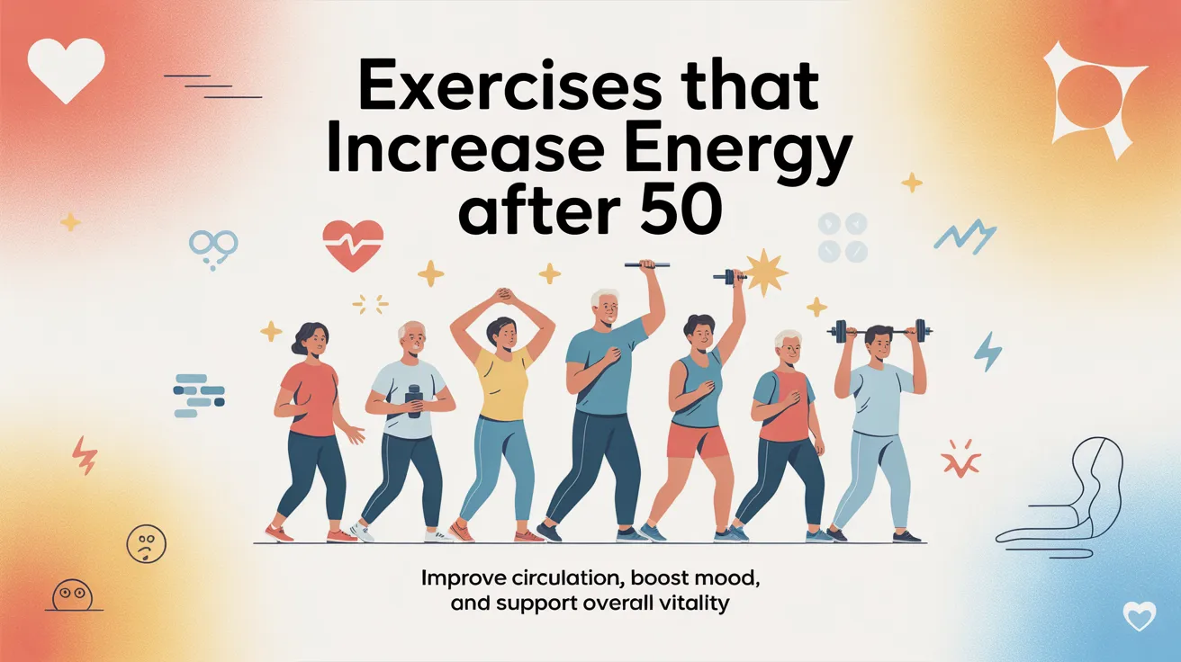 Simple Exercises That Increase Energy After 50