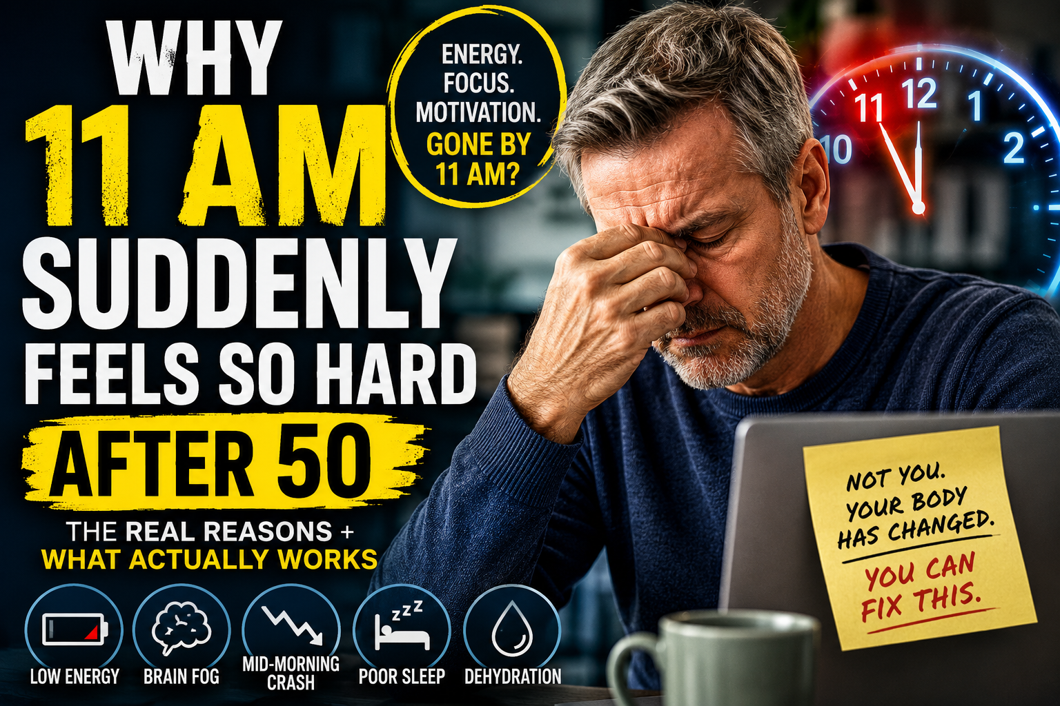 Why 11AM Suddenly feels so hard after 50