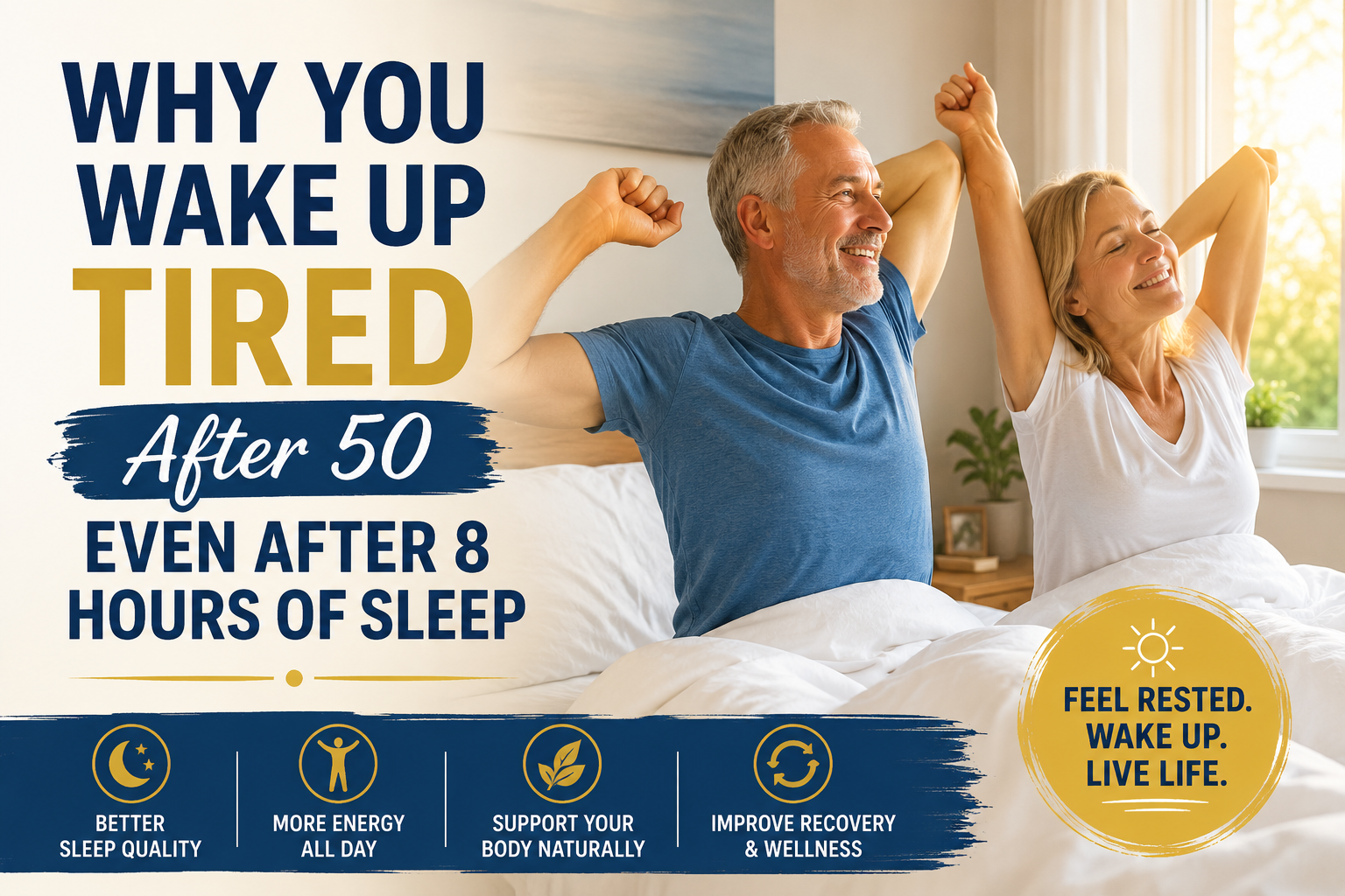 Why You Wake Up Tired After 50 Even After 8 Hours Of Sleep