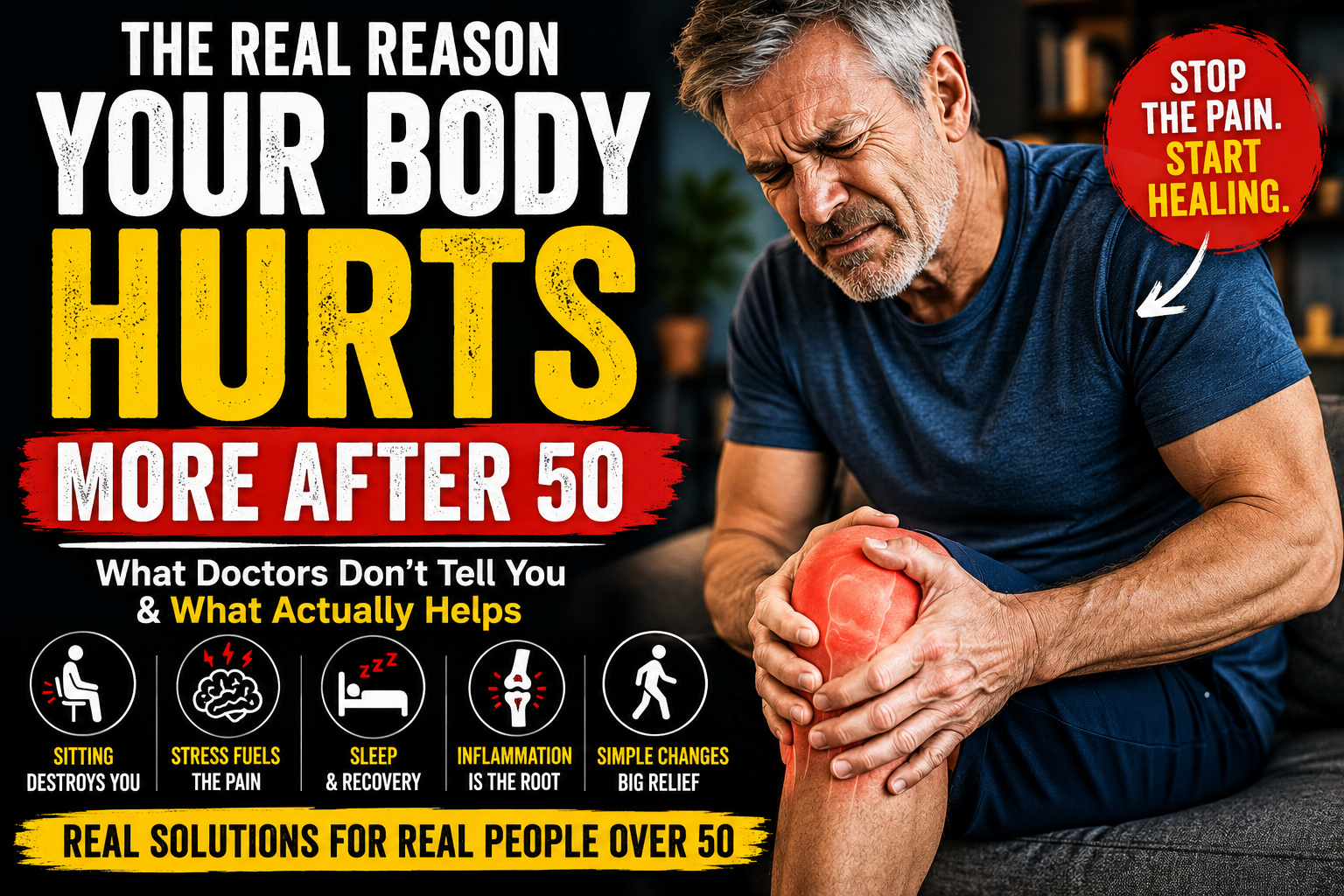your body hurts more after 50