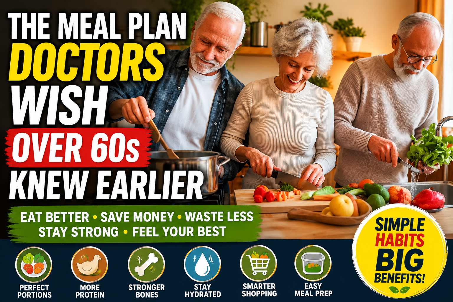 over 60s simple meal plan- for healthy habits