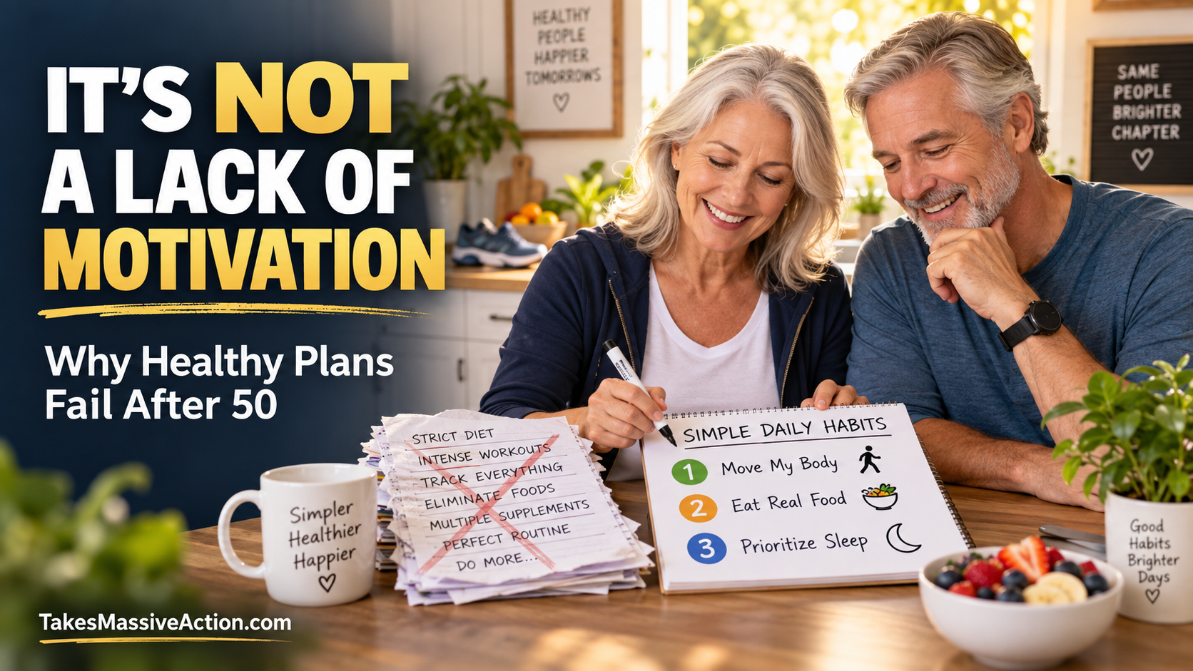 Most healthy plans do not fail because people over 50 lack motivation
